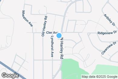 Map image of the property - 2835 N Hanley Rd