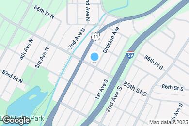 Map image of the property - 8504 Division Ave
