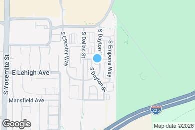 Map image of the property - 3759 S Dayton Way