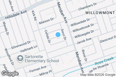 Map image of the property - 1650 Glenroy Dr