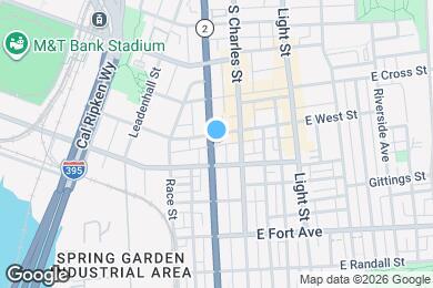 Map image of the property - 1205 S Hanover St