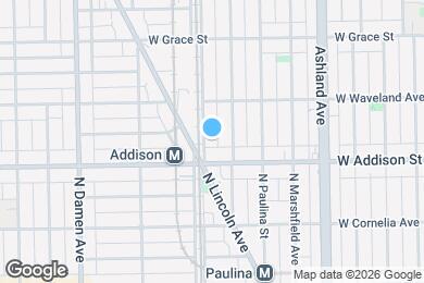 Map image of the property - 3621 N Ravenswood Ave