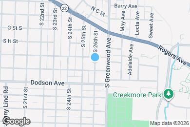 Map image of the property - 6705 MARIBETTE RD