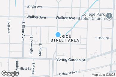 Map image of the property - 703 S Chapman St