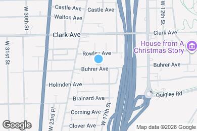 Map image of the property - 1808 Buhrer Ave