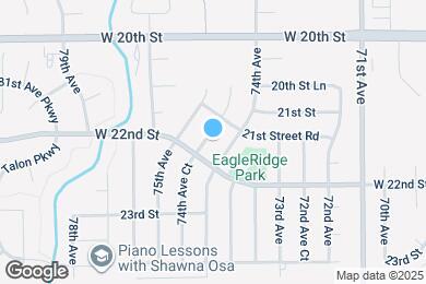 Map image of the property - 2156 74th Ave Ct