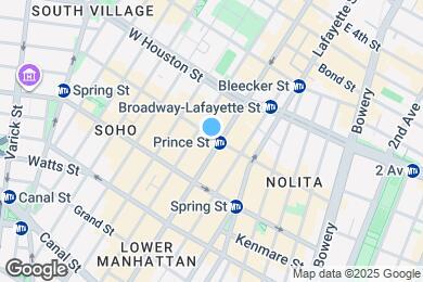 Map image of the property - 565 Broadway