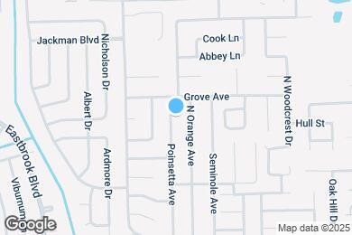 Map image of the property - 5323 Poinsetta Ave