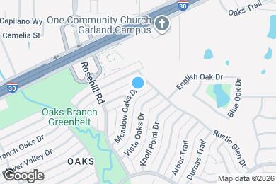 Map image of the property - 3410 Meadow Oaks Dr
