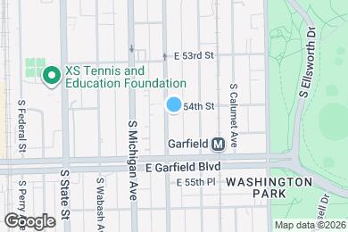 Map image of the property - 5409 S Indiana Ave