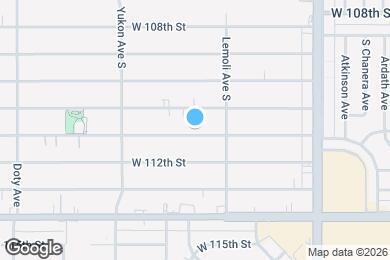Map image of the property - 3337 W 111th Pl