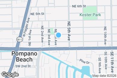 Map image of the property - 425 NE 1st St