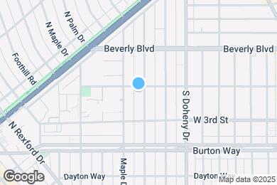 Map image of the property - 349 N Palm Dr