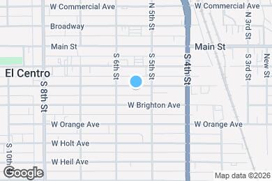 Map image of the property - 547 W Olive Ave
