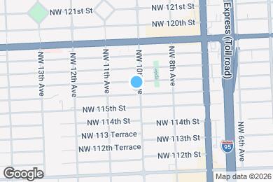 Map image of the property - 1001 NW 116th St