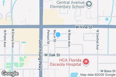 Map image of the property - 909 W Orange St