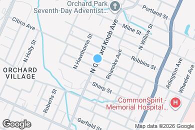 Map image of the property - 1901 Walker Ave