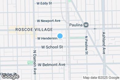 Map image of the property - 1821 W Henderson St