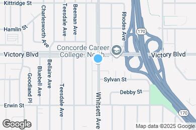 Map image of the property - 6337 Whitsett Ave