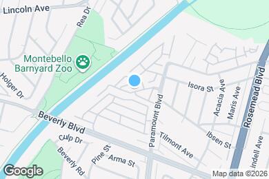 Map image of the property - 4139 Paramount Blvd