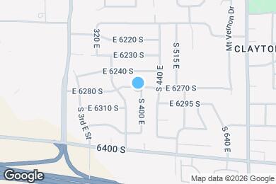 Map image of the property - 6272 South 400 East