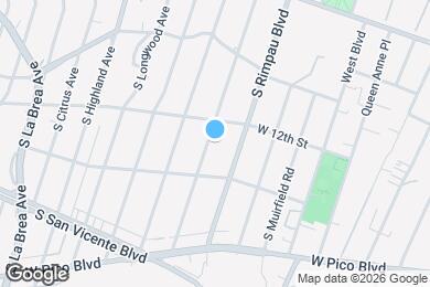 Map image of the property - 1224 S Hudson Ave