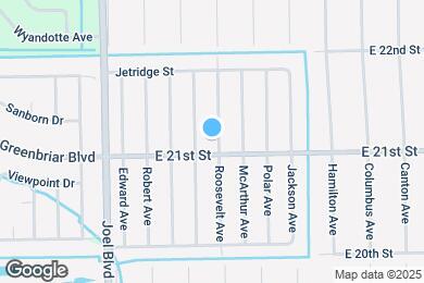 Map image of the property - 2103 Roosevelt Ave