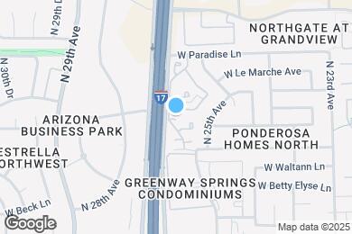 Map image of the property - 15845 N 26th Ave