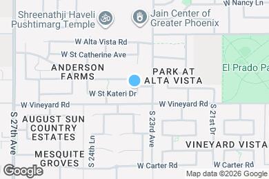 Map image of the property - 2310 W St Kateri Dr