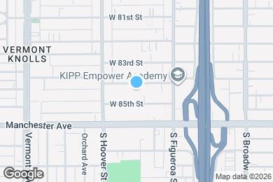 Map image of the property - 628 W 84th St