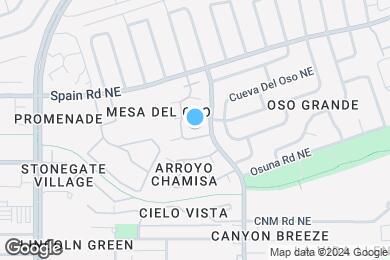 Map image of the property - Mesa Del Oso