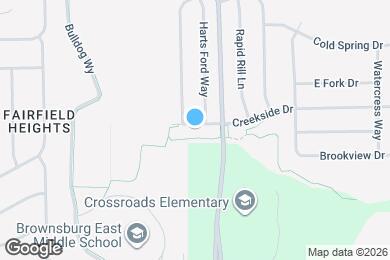 Map image of the property - 1445 Creekside Dr