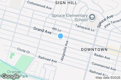 Map image of the property - Magnolia Plaza Senior Apartments