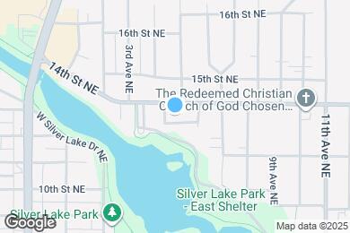 Map image of the property - 513 13th St NE