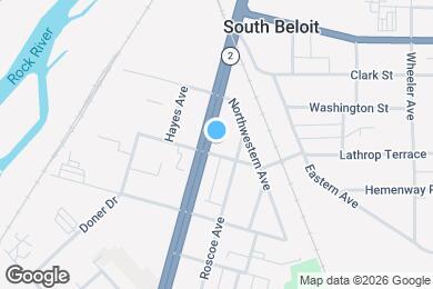 Map image of the property - 543 Blackhawk Blvd