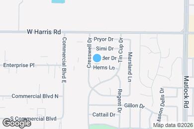 Map image of the property - 909 Hems Ln