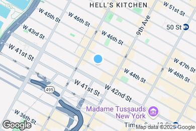 Map image of the property - 439 W 43rd St