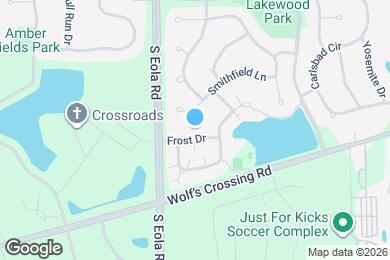 Map image of the property - 2462 Frost Dr