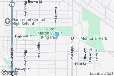 Map image of the property - 1104 Highland St