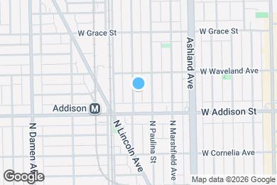 Map image of the property - 3631 N Hermitage Ave