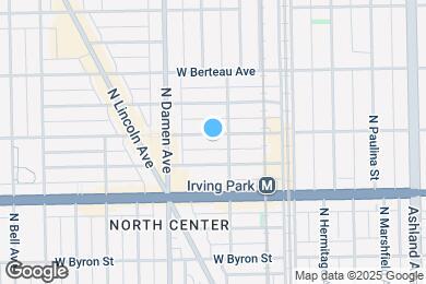 Map image of the property - 1915 W Belle Plaine Ave