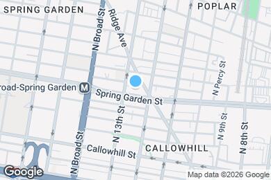 Map image of the property - 1217 Spring Garden St