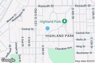 Map image of the property - 1028 Highland Ave