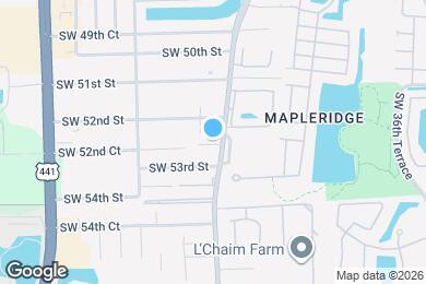 Map image of the property - 5209 SW 40th Ave