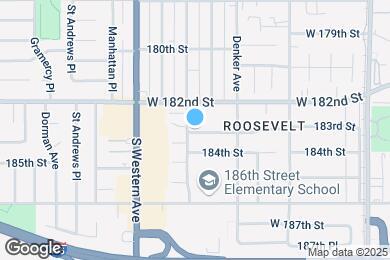 Map image of the property - 1619 W 183rd St