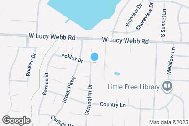 Map image of the property - 701 Corrington Dr