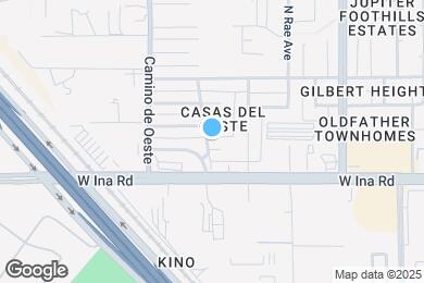 Map image of the property - 4440 W Placita Rebecca