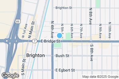 Map image of the property - 433 E Bridge St