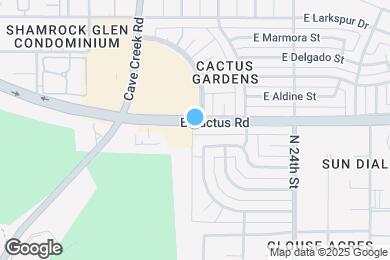 Map image of the property - 2201 E Cactus Rd