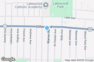 Map image of the property - 1182 Warren Rd